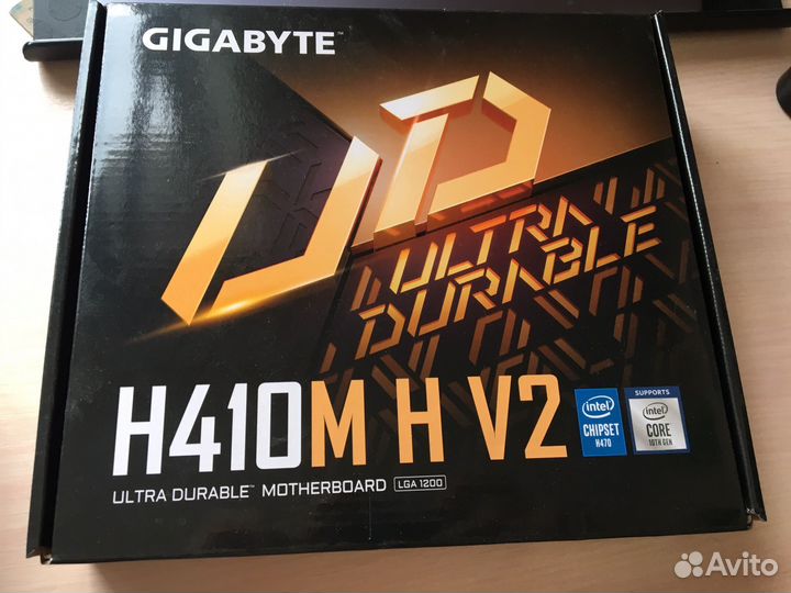 Gigabyte H410M H V2, LGA 1200, материнская плата