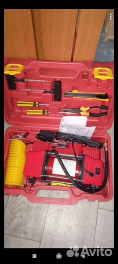 Насос автомобильный компрессор для накачки шин