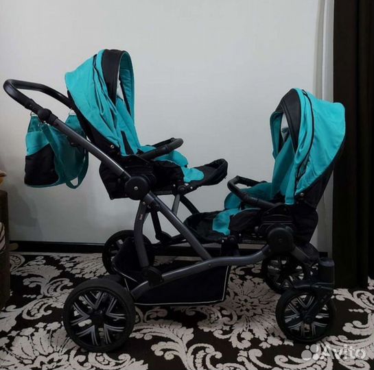 Коляска для двойни 2в1