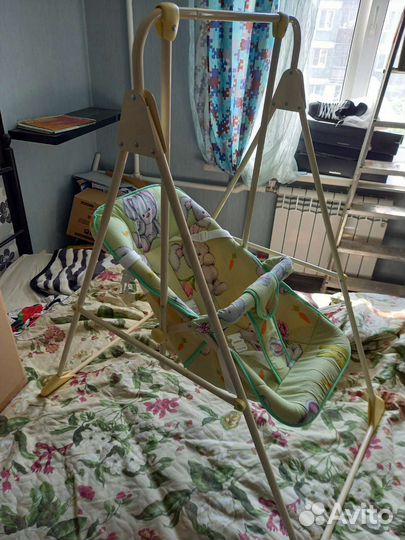 Детские качели напольные