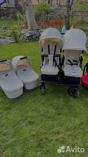 Коляска для двойни emmaljunga double viking