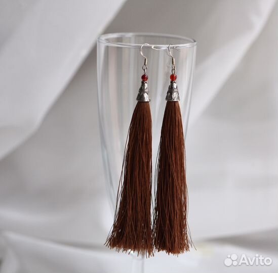 Серьги-кисти