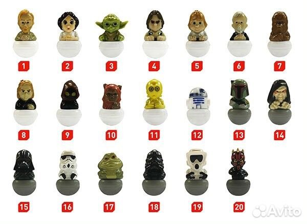 Коллекция фигуркок-неваляшек 