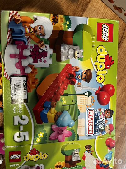 Lego duplo 2 набора -вокруг света,день рождения
