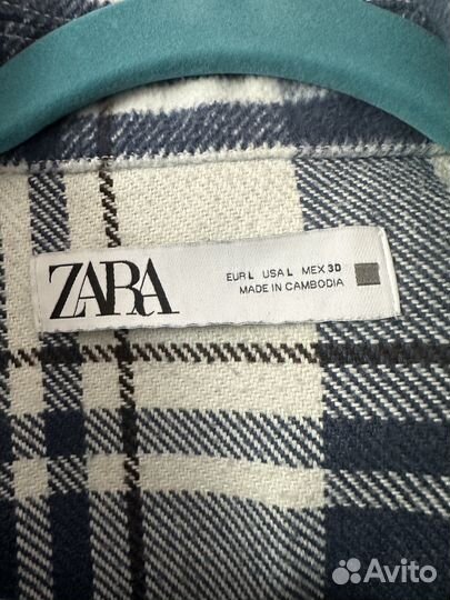 Рубашка/куртка в клетку Zara