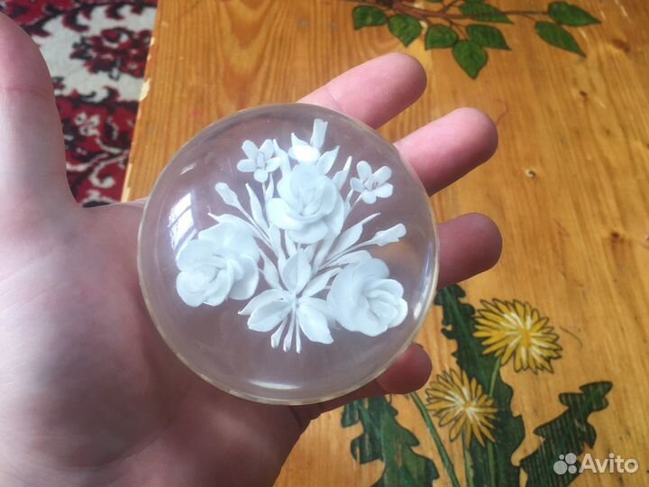 Шкатулка СССР (пудренница)