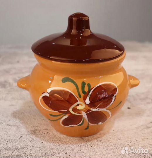 Керамические горшки для запекания 6 шт