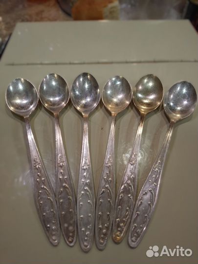 Ложки чайные времён СССР (мельхиор, нержавейка)