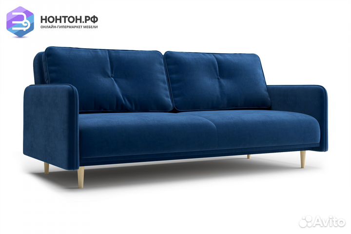 Диван книжка Эстет темно-синий