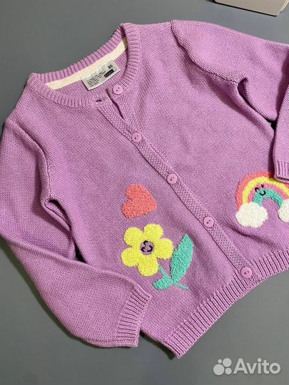 Кардиган для девочки 86 92