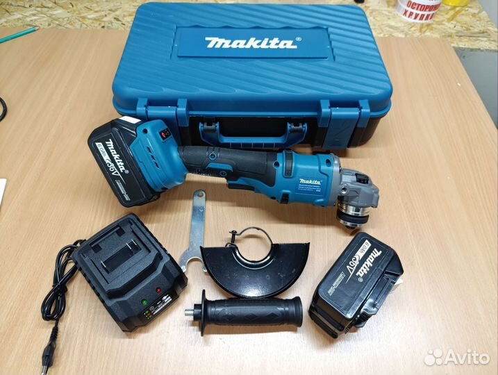 Аккумуляторная болгарка makita 125мм