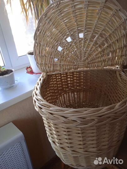 Корзина для пикника натуральная ива