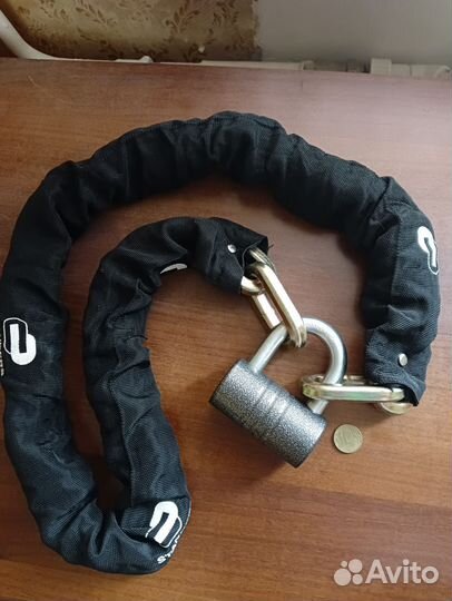 Противоугонная цепь и замок