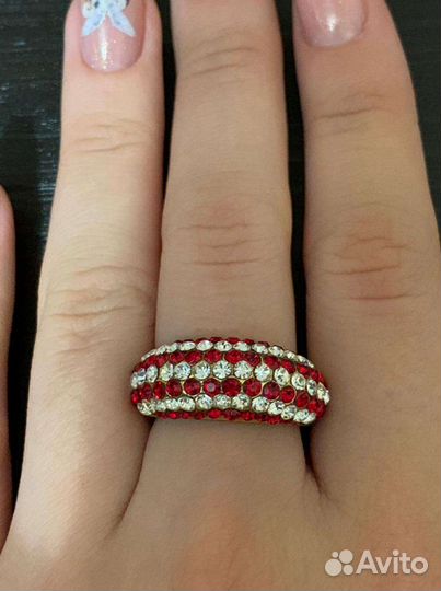 Кольцо из ювелирного сплава -5