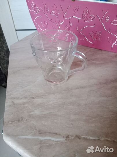 Посуда прозрачная стеклянная