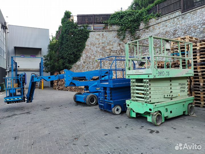 Аренда подъемника ножничного / коленчатого