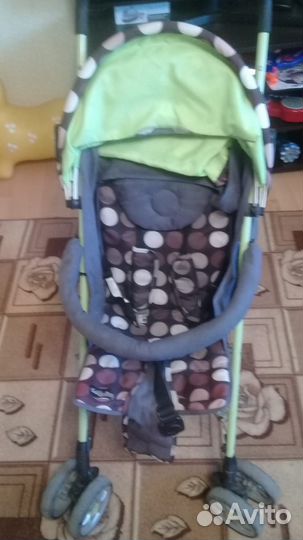 Коляска прогулка трость