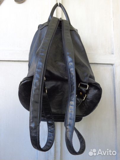 Рюкзак кожаный школьный