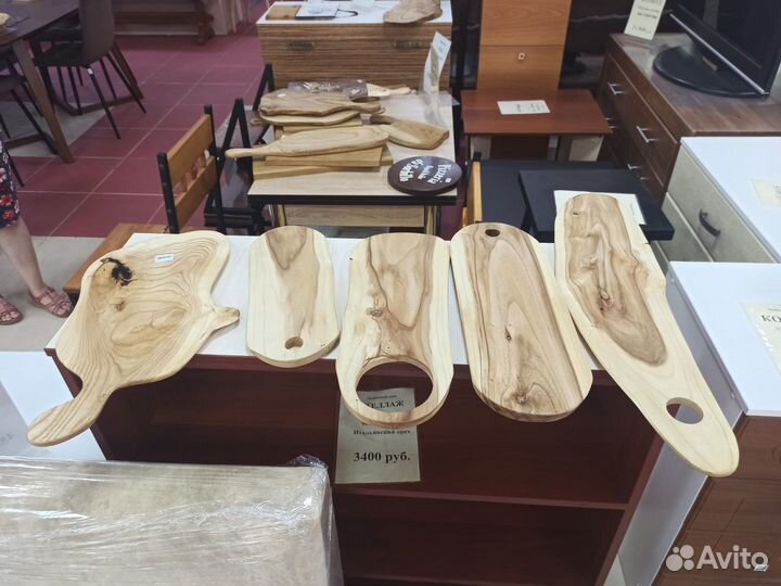 Тарелка для подачи - менажница - Доска разделочная