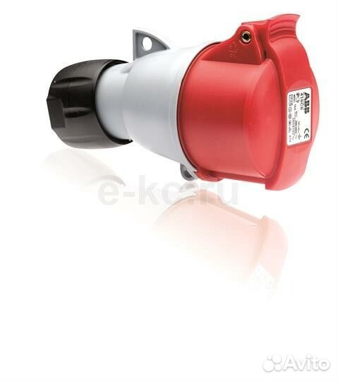 Розетка-вилка кабельная 32A. 3P+N+E IP44 432-C6 AB