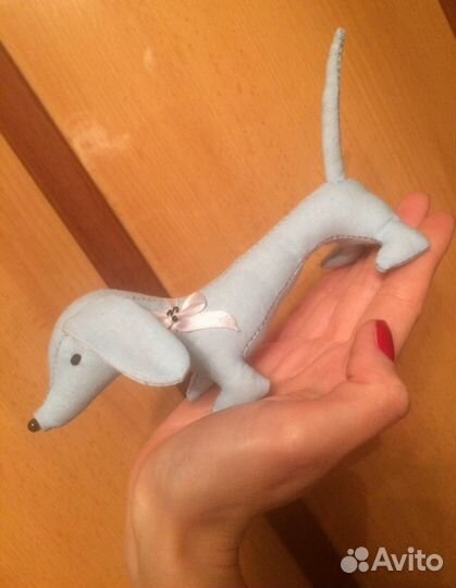 Собачка мягкая игрушка из ткани (+1 товар бесплат)