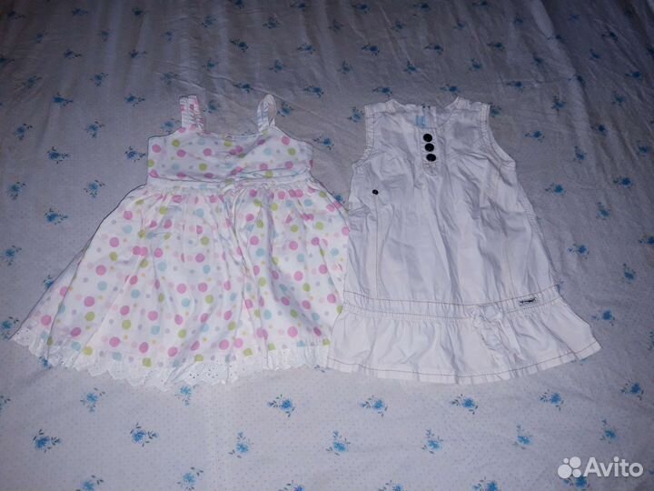 Вещи на девочку 80-86. Пакетом
