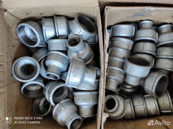 Муфта переходная чугунная вр Ду 40-20 1 1/2