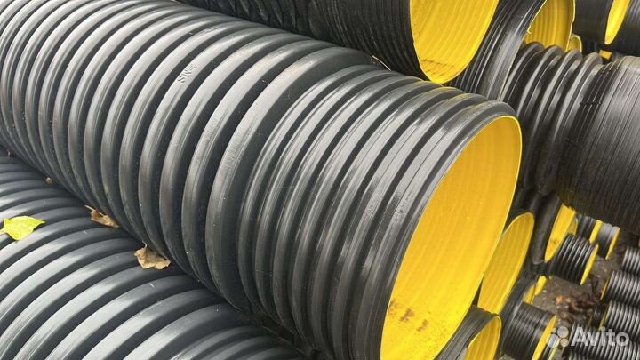 Гофрированные канализационные и дренажные трубы