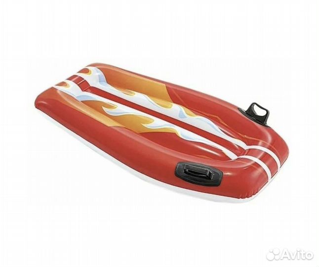 Надувной матрас с ручками intex