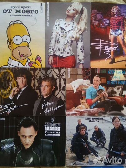 Постеры из журнала Oops