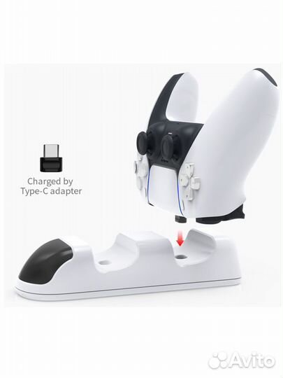 Зарядная станция для 2-х геймпадов PS5 TP5-0506