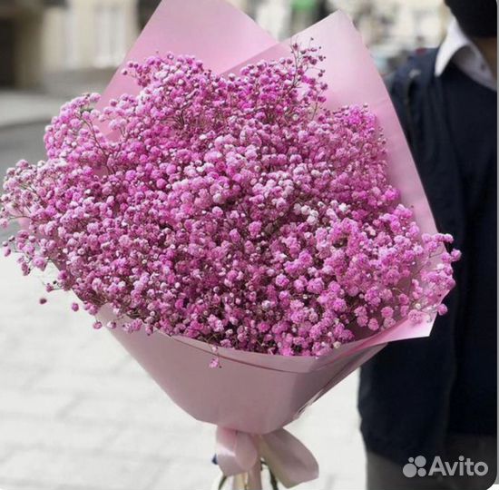 Букет из гипсофилы большой