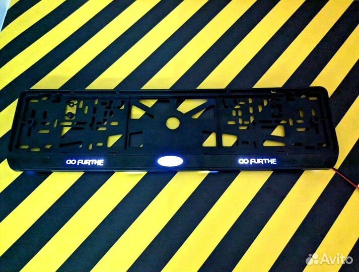 Номерная рамка с вашим логотипом