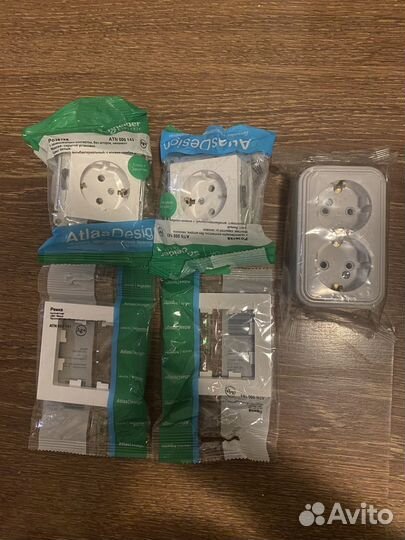 Розетки от застройщика и новые