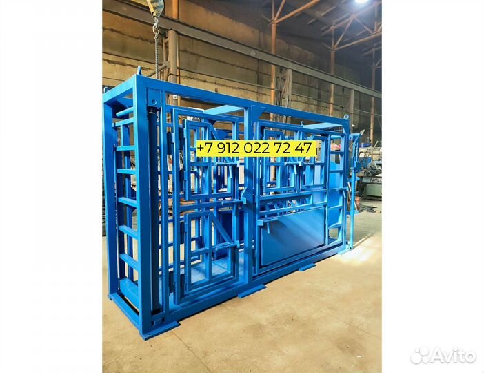 Станок для крс ветеринарный с весовой системой