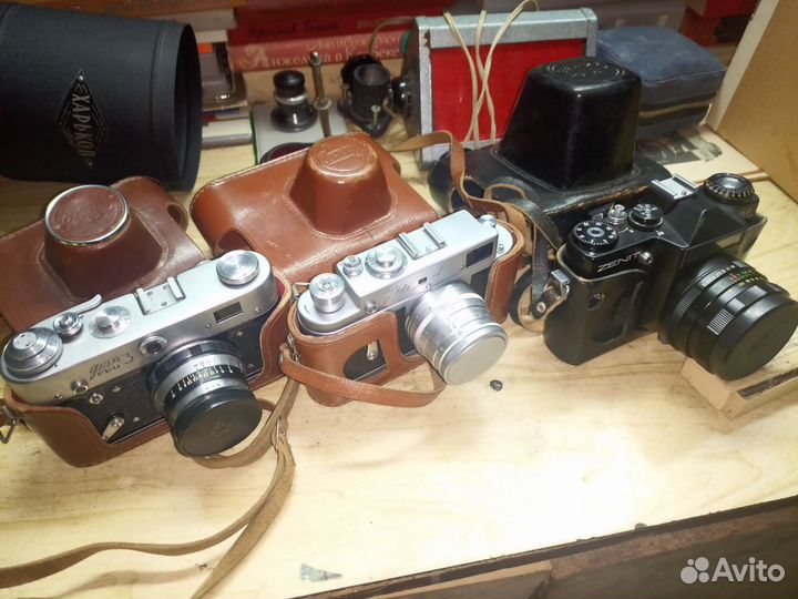 Плёночный фотоаппараты СССР