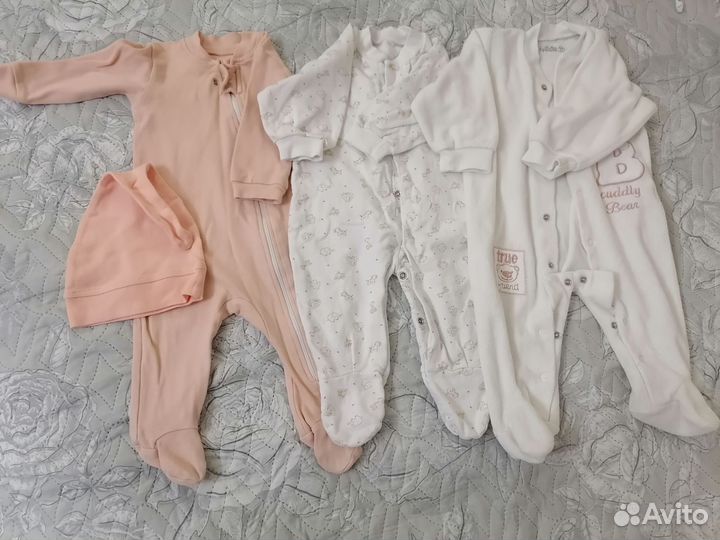 Вещи пакетом на девочку до 74 см