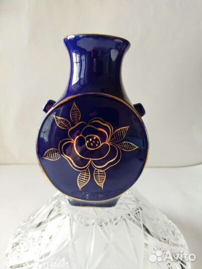 Ваза для цветов Гжель