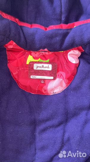 Куртка зимняя на девочку 122