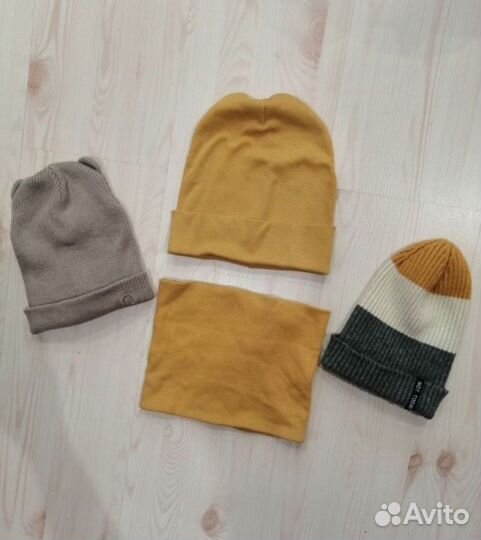 Шапки снуд осень весна детские 50-56