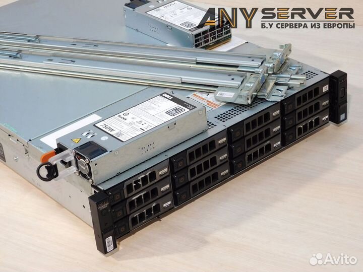 Сервер Dell R730XD 2x E5-2640v4 384Gb H330 12LFF