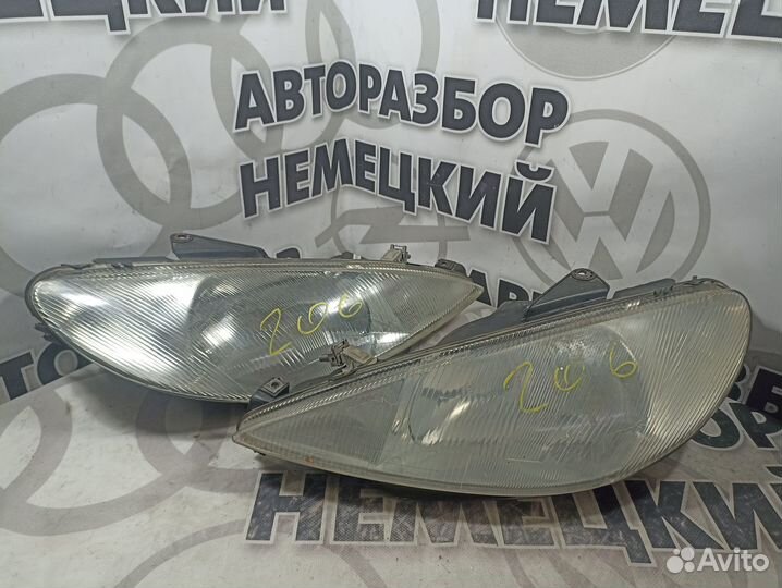 Фара Peugeot 206 до рестайлинг