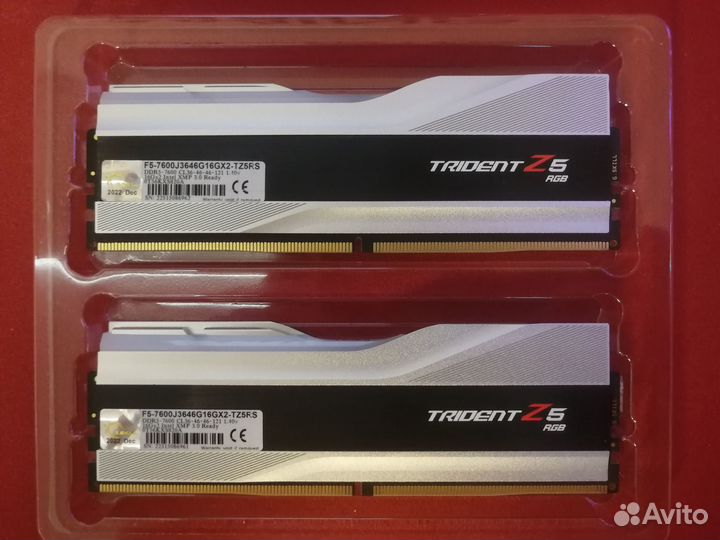 G.Skill Trident Z5 RGB Silver DDR5 7600MHz 32GB