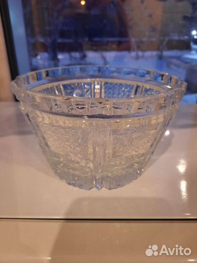 Хрустальная конфетница СССР