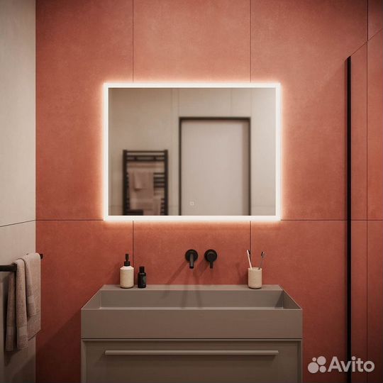 Зеркало Sancos Palace 90 PA900 с подсветкой с сен