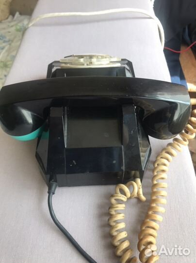 Стационарный телефон дисковый