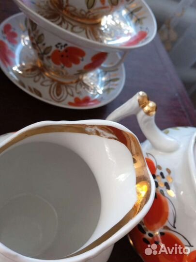 Чайный сервиз Вербилки- Маки