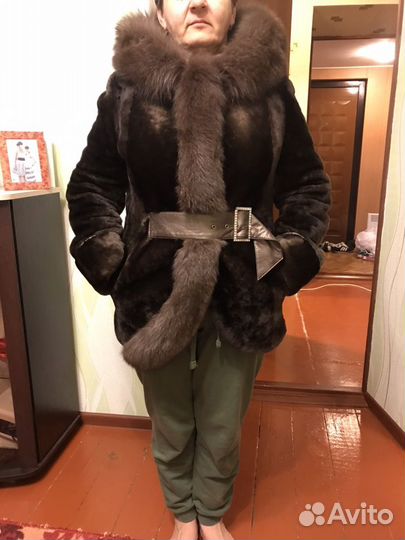 Шуба женская мутон