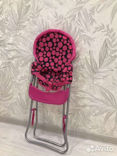Стульчик для кормления игрушечный