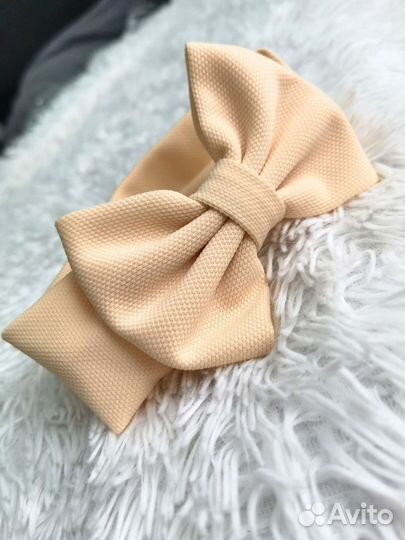 Повязка на голову с бантом